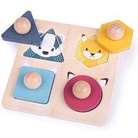 Bigjigs Toys Woodland Animal Shape Matching Puzzle