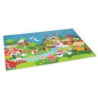 Bigjigs Toys Nursery Rhyme Floor Puzzle - 48 Piece (40cm x 58cm) | Size: 40 cm x 58 cm