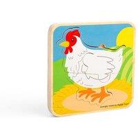 Bigjigs Toys 7 Piece Chicken Lifecycle Jigsaw Puzzle