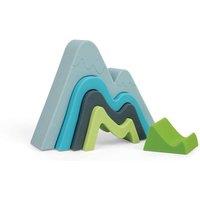 Bigjigs Toys Mountain Stacker - 5 Piece Silicone Stacking Toys