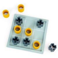 Bigjigs Toys Tic Tac Toe - 11 Piece Wooden & Silicone