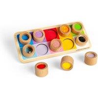 Bigjigs Toys Wooden Rainbow Sensory Board