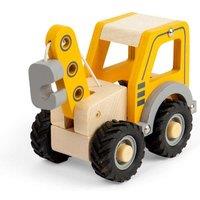 Bigjigs Toys Mini Yellow Crane Truck