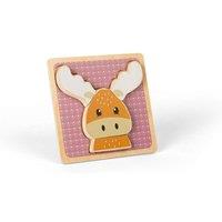 Bigjigs Toys 4 Piece Wooden Reindeer Chunky Jigsaw Puzzle