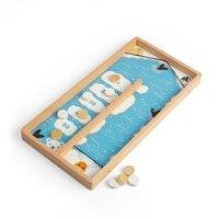 Bigjigs Toys Wooden Ice Puck Game in Blue