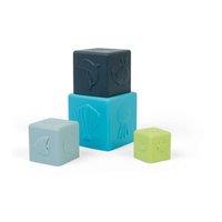 Bigjigs Toys 4 Piece Sea Animal Stacking Cubes