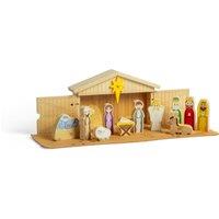 Bigjigs Toys Nativity Set in Brown