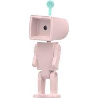 Leaper 3-in-1 Mini Square Robot Magnetic Night Light in Pink