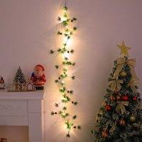 Leaper Style 2 Christmas Vine String Creative Decorative Lighting in Green