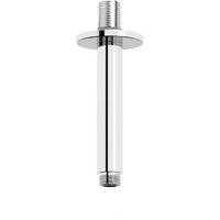 Nes Home Chrome 120mm Round Ceiling Shower Arm in Silver