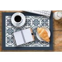 Native Home & Lifestyle Ortigia Vinyl Table Mat 33x45cm (Set of 4) | Size: 4 Pack