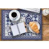 Native Home & Lifestyle Maroc Vinyl Table Mat 33x45cm (Set of 4) | Size: 4 Pack