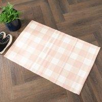 Artsy Mats Beige Check Bottom Layer Mat | Size: 60 cm x 90 cm