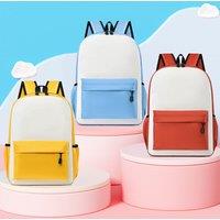 Obasyhig Small Simple Backpack for Children in Orange