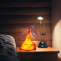 Obasyhig Style 3 3D Printed Fire - Breathing Dragon Night Light in Red