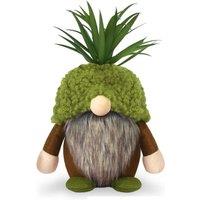 Obasyhig Rudolph Succulent Figurine Christmas Decoration in Green
