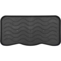Nicoman Heavy Duty Rubber Boot Tray 75 x 40cm in Black | Size: 38 cm x 75 cm