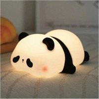 Dragodirect Panda Silicone Lamp Panda Pat Night Bedroom Sleep Light in White
