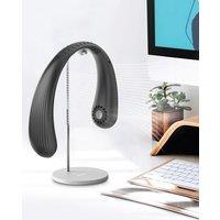 Leaper USB Neck Mini Portable Sport Fan in Black