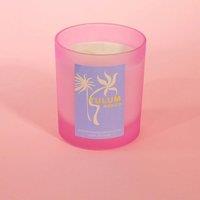 Flamingo Candles Sunshine Mandarin & Lychee Tulum Vacay Candle in Pink