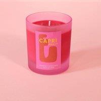 Flamingo Candles Raspberry & Spun Sugar Capri Vacay Candle in Pink