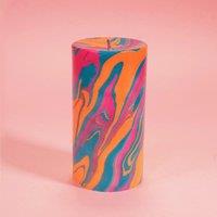 Flamingo Candles Calypso Marble Pillar Candle