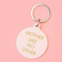 Flamingo Candles Mother Like No Other Keyring in Baby Pink