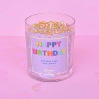 Flamingo Candles Birthday Cake Happy Birthday Sprinkle Candle in Lilac