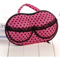 Leaper EVA Travel Portable Storage Bra Case in Rose