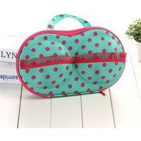 Leaper EVA Travel Portable Storage Bra Case in Green