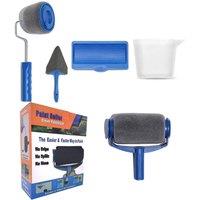 Leaper 5PCS Replaceable Drip-Proof Wall Paint Roller Set in Grey