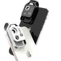 Leaper Black HD Portable Phone Microscope Lens for Children' s Science Education with CPL
