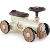 Gymax Ride on Push Car Portable Foot to Floor Scooter With Train Whistle in Beige