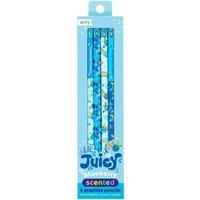 Ooly Lil Juicy Scented Pencils Blueberry in Blue | Size: 6 Pack