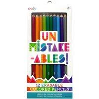 Ooly Erasable Coloured Pencils Rainbow 12 Assorted