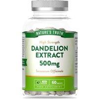 Nature's Truth Dandelion Extract 500mg - 60 Tablets in Clear | Size: Pack of 60