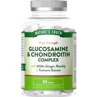 Nature's Truth Glucosamine & Chondroitin Complex - 60 Tablets in Clear | Size: Pack of 60