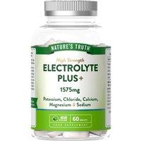 Nature's Truth Electrolyte Plus+ - 60 Tablets in Clear | Size: Pack of 60