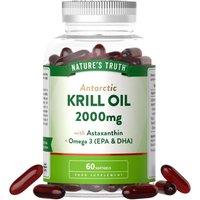 Nature's Truth Krill Oil 2000mg - 60 Softgels in Clear | Size: Pack of 60