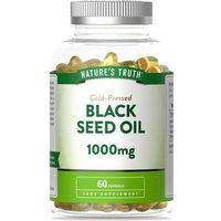 Nature's Truth Black Seed Oil 1000mg - 60 Softgels in Clear | Size: Pack of 60
