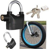 SPETLEK MOTION SENSOR ALARM PADLOCK SHED GARAGE ALARMED HEAVY DUTY in Black