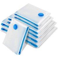 SPETLEK 6PCS 100 x 80CM STRONG VACUUM STORAGE SPACE SAVING BAGS in Clear | Size: 100 x 80 cm