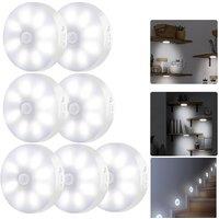 SPETLEK Sensor Light LED Motion PIR USB Portable Cabinet Stair Night Lamp in White