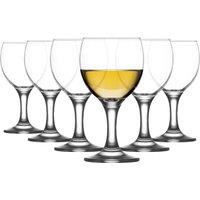 LAV Misket White Wine Glasses - 170ml - Pack of 6 in Clear