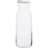LAV Fonte Glass Carafe - 1.2L - White Lid in Clear