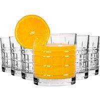 LAV Brit Whiskey Glasses - 325ml - Clear - Pack of 6