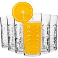 LAV Brit Highball Glasses - 356ml - Clear - Pack of 6