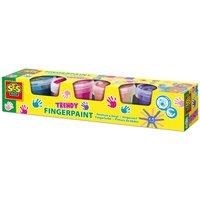 SES Creative Fingerpaint 4 Trendy Colours x 110ml | Size: 1 Pack