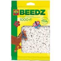 SES Creative Iron On Beads 1000 White | Size: 1 Pack