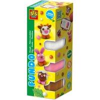 SES Creative FunDo dough - Farm animals (3x90gr-1x40gr) | Size: 1 Pack